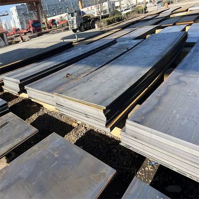 EN Grade S235JR Hot Rolled Steel Sheet MS Plate S355JR 10mm 15mm Customized Cutting