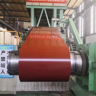 SGCC DX51D Coatd Prepainted Galvanized Steel Coil 1250mm With Customized Pattern